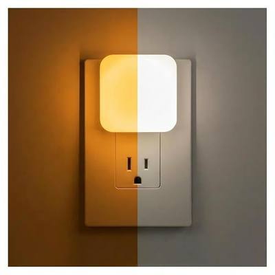 Lights By Night Night Lights Plug into Wall, Dimmable, Tunable White | 4-Pack, LED Plug in Nightlight, Dusk to Dawn Sensor, Adults, Kids Room, Bedroom, Bathroom, Nursery, Hallway, Kitchen, 82180