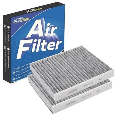 2 Pack HEPA Cabin Air Filter Fits for 2022-2026 Tundra, 2018-2026 Lexus LS500h, 2023-2026 Sequoia, 2024-2026 Tacoma Activated Carbon Cabin Filter Replacement 87139-50110 Car Accessories