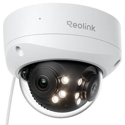 REOLINK Duo 3V PoE 16MP Dual-Lens PoE Security Camera & IK10 Vandal-Proof | 180° Panoramic View, Motion Track, Color Night Vision, Smart Detection, IP67 Weatherproof, 24/7 Recording, No PT Supported