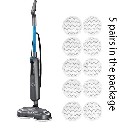 #3897A Rotating Steam Mop Pads Compatible with BISSELL SpinWave SmartSteam 3897A 3712 3712W (10 Pack-Scrubby Pad)