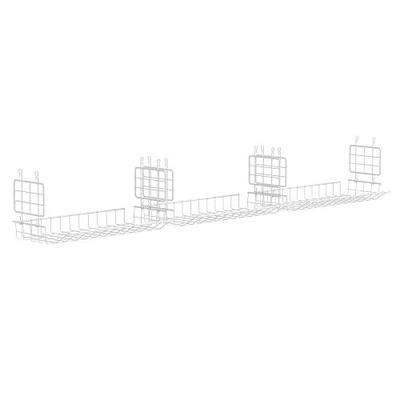 ClosetMaid Hideaway Behind-the-Hangers Hanging Wire Shelf for Closets, Pantries, Laundry Rooms (3-Pack)