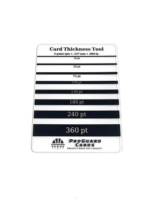 Thickness Gauge Tool, Trading & Sports Card Point Gauge Guide