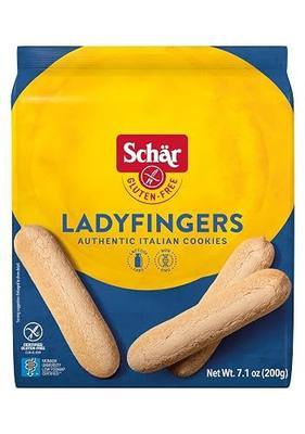 Schar Ladyfingers, 7.1oz, 6-Pack, Certified Gluten Free, Wheat Free, Lactose Free, Non GMO, Preservative Free