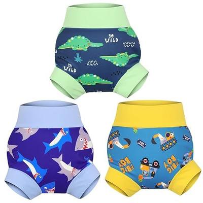 MOEMOE BABY Reusable Swim Diapers Waterproof Swimming Diaper | Ideal for Pool, Beach & Swim Lessons, Boys & Girls, 2T