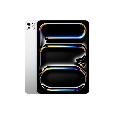 Apple iPad Pro 11-Inch (M4): Built for Apple Intelligence, Ultra Retina XDR Display, 512GB, 12MP Front/Back Camera, LiDAR Scanner, Wi-Fi 6E, Face ID, All-Day Battery Life — Silver
