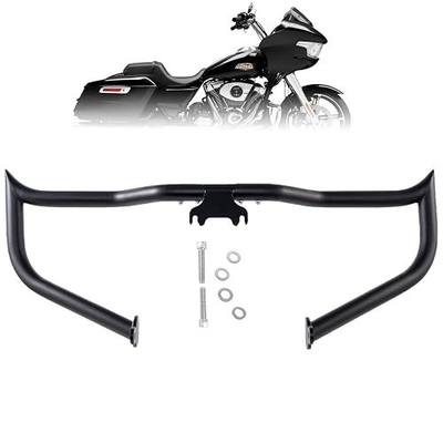 Kinglemc Crash Bar Engine Guard Highway Bar for Harley Touring(Black) | for Road King Street Glide Electra Glide 14-2025,Reliable Motorcycle Drop and Engine Protection,Easy Bolt-On Setup