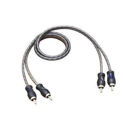 RECOIL RCI21 1ft 2-Channel RCA Audio Cable Twisted Pair Noise Reduction | 100% Oxygen Free Copper