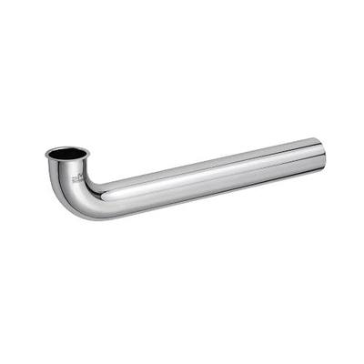 ZM Brass Waste Bend 1-1/2 Inch x 12 Inch Direct Connect Chrome 20Ga