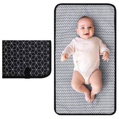 Accmor Portable Diaper Changing Pad, Waterproof Baby Changing Mat, Foldable Portable Travel Changing Pads for Baby, Black