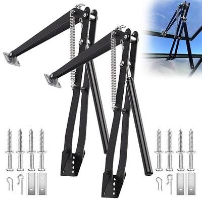 2X Auto Vent Opener Solar Automatic Window Opener for Greenhouse Heat Sensitive Roof Vent Opener Auto Vent Kit Gardening Tools Greenhouse Accessories Hothouse Roof Vent Kit (Dual Spring Up to 30lbs)