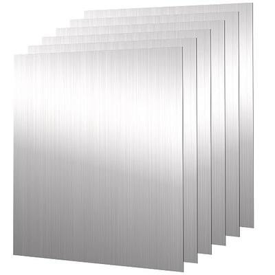 6PCS Stainless Steel Shim Stock Kit 6" X 6", Precision Metal Shims for Leveling and Spacing, 0.001", 0.0015", 0.002", 0.003", 0.004", 0.008" Thickness Shim Stock Assortment