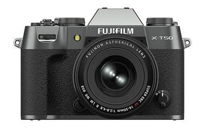 Fujifilm X-T50 Mirrorless Digital Camera XF16-50mmF2.8-4.8 R LM WR Lens Kit - Charcoal Silver