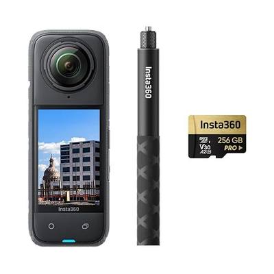 Insta360 X4 Construction Bundle - 360° Camera, 8K30fps HDR Video, 72MP Photo, 11K Timelapses, Supports DroneDeploy, OpenSpace, Cupix, Oculo, WhiteHelmet, Reconstruct, SoftRoid, PlanRadar & More