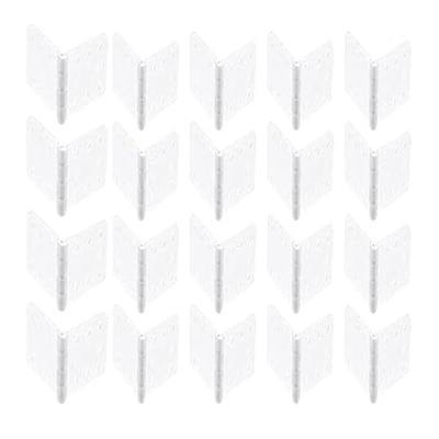 Nylon Hinge, 20 Remote Control Aircraft Hinges, Suitable for Fixing Nylon Small Hinges (3 Sizes) for RC Aircraft Model Aircraft Parts.skrnrhrery (Middle Hinge)
