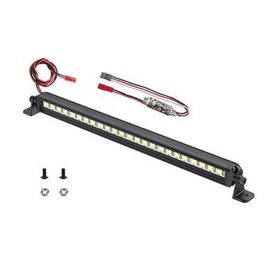 Freshion RC Light Bar 24 LED 5.07 Inch Aluminum RC Lights RC Crawler Accessories for Axial SCX10 Traxxas TRX-4 TRX4M Arrma Senton Redcat GEN7 1/10 1/8 rc Light kit, BLAKE, A-129