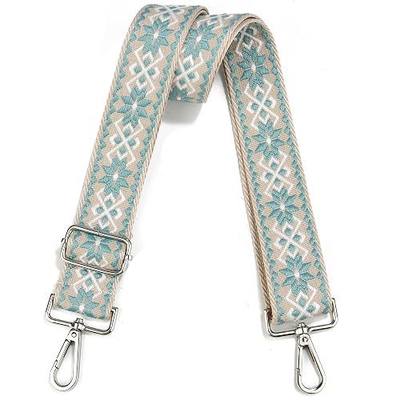 Crossbody Straps for Purses Silver Hardware Purse Strap Wide Shoulder Strap Adjustable Replacement