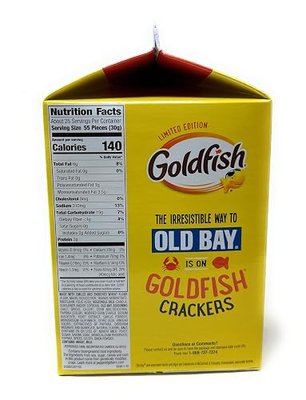 Pepperidge Farm Goldfish Crackers, Old Bay Seasoned, 27.3 Ounce Carton
