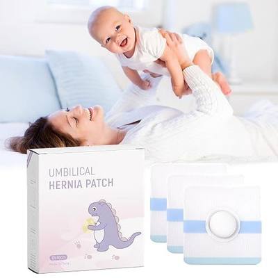 Baby Belly Navel Patches, Belly Button Shaper with Cotton Pads, Baby Umbilical Hernia Patch Waterproof, Infant Essentials Must Haves (7 PCS 10 * 10CM)