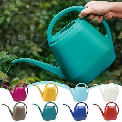 Watering Can for Indoor Plants, Garden Watering Cans for Outdoor Plant House Flower, Modern Plant Watering Can Large Long Spout with Sprinkler Head 2 Gallon Watering can (d-F, One Size)