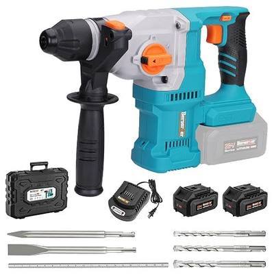 Berserker 1-1/8" SDS-Plus Cordless Rotary Hammer Drill for Concrete 111Plus | 2 x 20V 4.0Ah Lithium-Ion Battery Powered w/ 3A Charger,4 Functions Brushless Motor Variable Speed Safety Clutch Rotomartillo