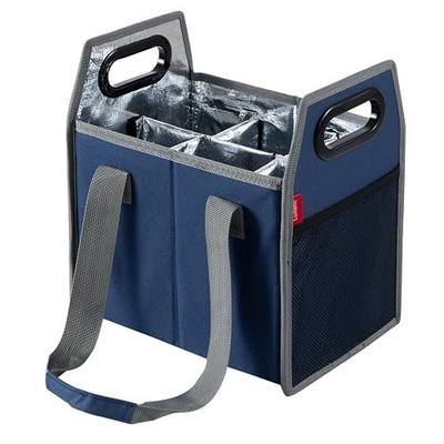 Collapsible 6 Bottle Storage Box Reusable Portable Wine Carrier Case for Tote Bag Moving, Vacation Bottle Caddy Grocery Shopping Wine Tasting Accessory
