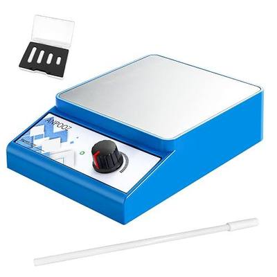 Magnetic Stirrer Set | with 4 Stir Bars, with 1 Stir Bar Retriever, Max.3000mL Mixing Capacity, Max.3000RPM, 316 Stainless Steel Plate