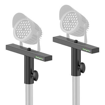 T-Bar Light Extension Cross Bars DJ Light Stand for Tripod Mount | 2-Pack, Single Light Installation