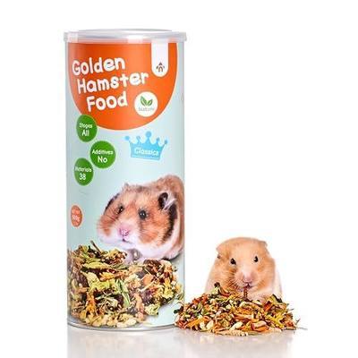 Niteangel Nature Golden Hamster Food: 500g/17.63oz Complete & Balanced Diet | Selected Well-Matched Nutrient Composition & No Additives Treats Small Animal Food for Syrian Golden Hamsters or Small-Pets