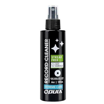 OPULA 6oz Vinyl Record Cleaning Solution,180ml Vinyl Record Cleaner Fluid, Record Cleaner Spray for Lps Album, Remove Dirt & Debris & Fingerprint, Improve Sound Quality