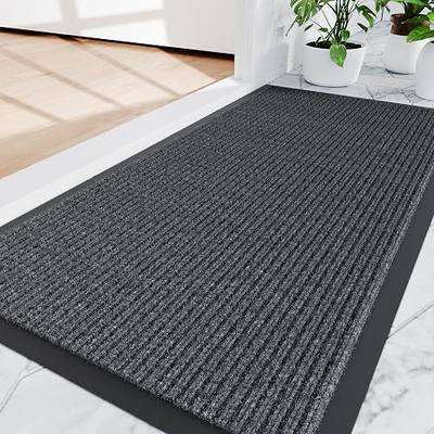 Amyracel 3' x 5' Front Door Mat Indoor Outdoor Entrance, Heavy Duty Commercial Floor Mat, All-Season Waterproof Rubber Back Doormat for Entryway, Fade Resistant, Low Profile, Easy Clean