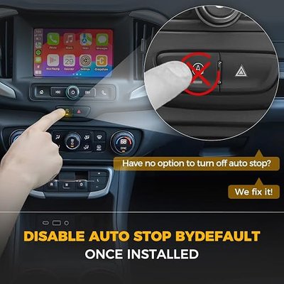 Auto Start Stop Eliminator for 2018 Chevy Traverse/Equinox/GMC Terrain, 2016-2018 Cruze, 2016-2018 Malibu, 2016-2018 Impala- Disable Auto Stop Engine Auto Shutoff by Default- Plug Play Error Free