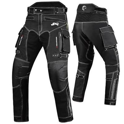 JAG Motorcycle Protective Pants - Dual Sport Motocross Pants, with Armor Impact Protection & Water Resistant Cordura Fabric