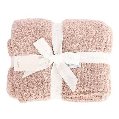 Saranoni Bamboni Luxury Baby Blanket | Cozy & Soft Plush Receiving Blankets | Perfect for Girls & Infant Baby Boy Blankets | Pink - 30” x 40" | Luxury Bamboni baby blanket with plush softness and cozy comfort, designed for infant boys and girls during everyday use.
