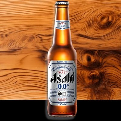 Asahi 6 Pack Super Dry 0.0% Alcohol Free Lager | 12oz Bottles | Zero Alcohol Beer | Made in Japan