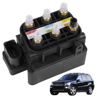 RANSOTO Air Suspension Valve Block Air Supply Distribution Replace 2123200358 Compatible with Mercedes Benz GL350 GL450 GLE350 GLE400 S350 S400 S550 S63 S65 AMG ML320 ML350 CL550 CL600