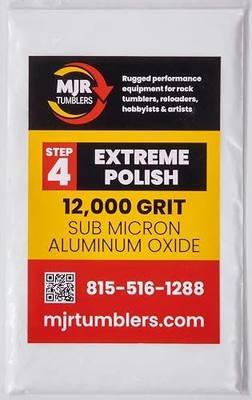 12,000 Grit Aluminum Oxide Rock Polish Powder, 1 lb Extreme Fine Final Stage Rock Tumbler Polish, Stone Polishing Compound for Rotary & Vibratory Tumblers, Lapidary Finish