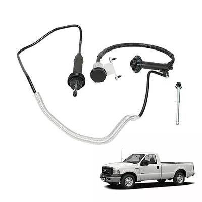 Clutch Master & Slave Cylinder Assembly Compatible with Ford F-250 Super Duty/F-350 Super Duty/F-450 Super Duty/F-550 Super Duty 7.3L V8, 6.0L V8 DIESEL 1999-2007 - Replace CC649021 136.65620