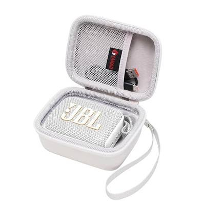 XANAD Hard Case Compatible with JBL Go 4 / GO 5 / Go 3 Ultra Speaker, White
