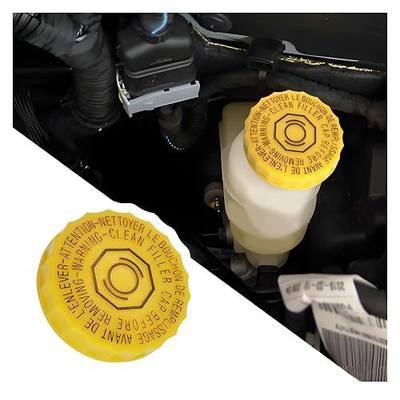 Brake Fluid Cap Replacement OEM#4683656AB,Brake Master Cylinder Cap Compatible with Chrysler Sebring,Dodge Ram 1500 2500 3500,Jeep Wrangler JK,Standard Brake Reservoir Cap