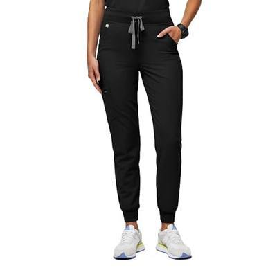 FIGS Zamora High Waisted Jogger Scrub Pants for Women — Slim Fit, 6 Pockets, High Rise Yoga Waistband