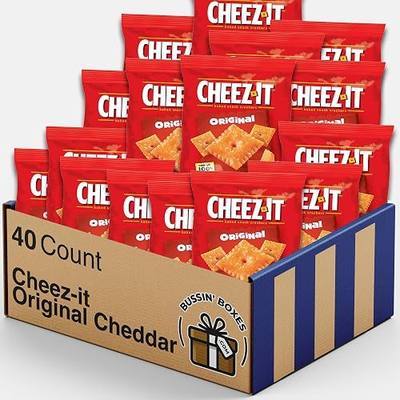 Bulk Cheez-It Original Cheddar Cheese Cracker Snack Packs by Bussin Boxes (1.5 Ounce Pack of 40)