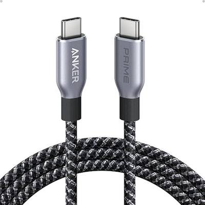 Anker Prime USB C to USB C Cable, 240W Fast Charging Durable Cable (6 ft) | USB 2.0 Upcycled Braided Nylon, 100-Year Bend Durability for iPhone 17 / 17 Pro / 17 Pro Max, MacBook, Galaxy, and More
