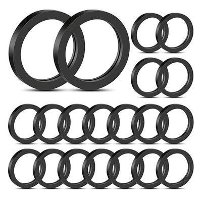 Zipelo 20PCS Car Gas Can Spout Gaskets Rubber Ring, Vehicle Gasoline Tank Gasket Fuel Washer Sealing Replacement, Automotive Petrol Can Seal Washer, Compatiable with Most Gas Can Spout