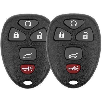 Vurkcy Key Fob Replacement for 07-14 Chevy Suburban Tahoe/ 09-17 Traverse/ 07-14 GMC Yukon/ 08-17 Acadia Buick Enclave/ 07-13 Escalade Car Keyless Entry Remote Control,OUC60270 OUC60221,2Pcs