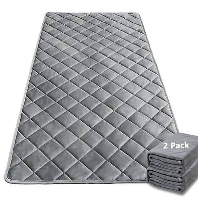Guinea Pig Bedding, 49x24IN 2Pack Fleece Cage Liner for Midwest Cage, Super Absorbent & Odor Control & Waterproof & Reusable Washable Guinea Pig Liner, Pee Pad Mat for Small Animal, Rabbit, Bunny