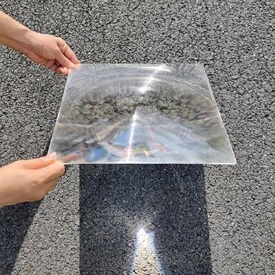 Six Seasons Fresnel Lens 300×300mm, 600mm Focal Length High Transmittance PMMA for Physics Experiment & Solar Heating