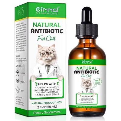 Natural Antibiotics for Cats- Pet Antibiotic - Cat Healing Aid and Skin Repair for Wounds, Sores, and Abrasions, Provides Itch Relief for Irritated Skin