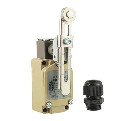 WLCA12-2-Q Adjustable Roller Lever Arm Limit Switch | 380V 10A NC-NO Momentary