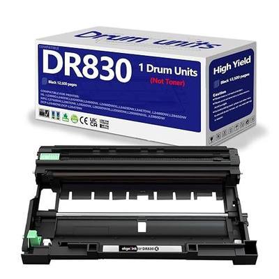 OKGO!INK DR830 Drum Unit Compatible Replacement for Brother DR830 DR 830 use with DCP-L2640DW HL-L2460DW HL-L2480DW HL-L2405W MFC-L2820DW MFC-L2807DW HL-L2400D HL-L2865DW Printer (Drum only)