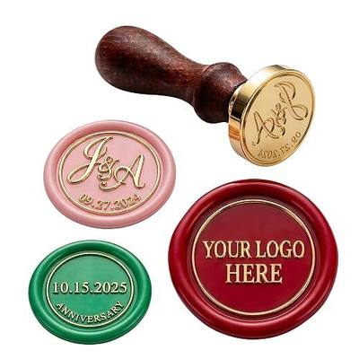 Personalized Wax Seal Stamp-Sealing Wax Stamps with Unique Gifts Box for Crafting, Envelopes, Gift Wrap Graduation and Wedding Invitation